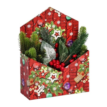 Gift envelope "Happy New Year", 18 x 24 x 7 cm-2