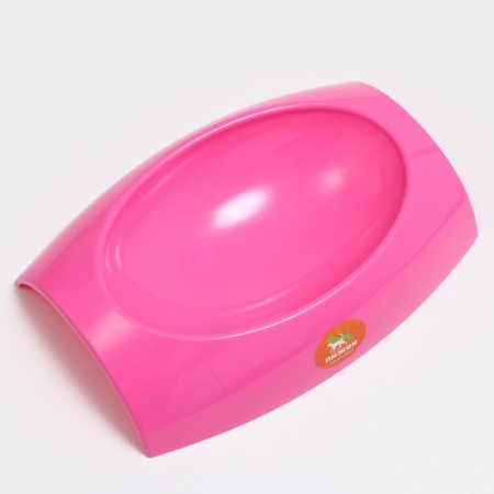 Plastic bowl 27 x 19 x 5.5 cm, pink-2