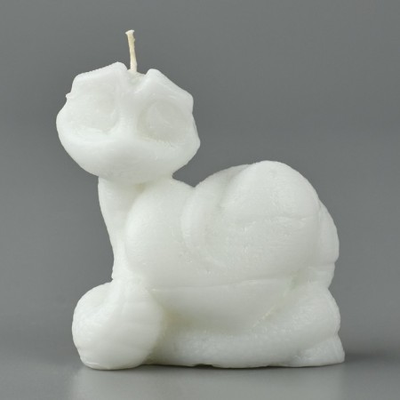 New Year 2025! Interior candle “New Year's collection: snake cutie”, white, 69 x 61 x 36-3
