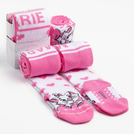 Children's tights "Marie", cats aristocrats, height 92-98 cm, white color-6