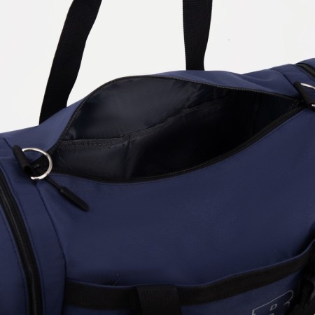 Sports bag with lightning, 2 external pockets, blue color-2