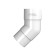 Pipe knee 108 ° PVC technonic