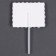 Topper "Happy Birthday", rectangle with beads