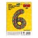Foil ball 34 ’’ “number 6” Brawl Stars, 1 pc.