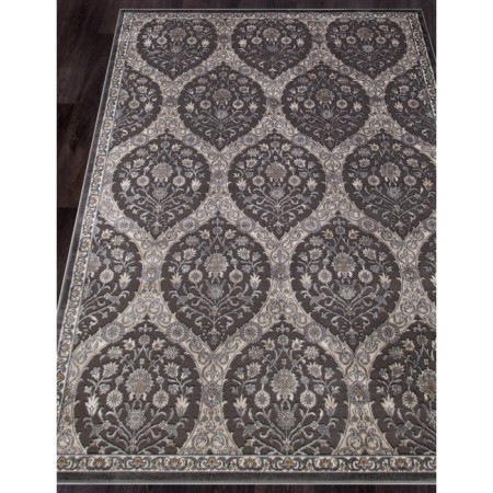 Rectangular carpet Merinos Serenity, size 160x220 cm, Dark Gray color-1