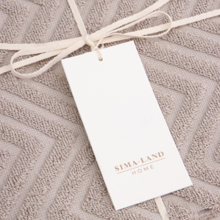 Trush Trick SL Home: Geometry "Sabbia" 67x140 cm, 83% cotton, 17% linen, 500 g/m2-8