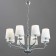 Stefano 8x40W e14 chandelier chrome