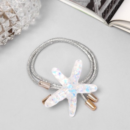 Hair gum "Carol" sea star, 5 cm-1