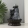 The desktop fountain from the network, backlight "Buddha at the cliff with bowls" gray 20x20x30 cm