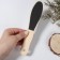 Feet heaps, sandpaper, bilateral, 23.6 cm, wooden