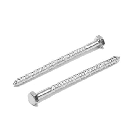 Bolt "Capercaillie", plumbing, DIN571, M6x90 mm, 400 pcs-2