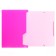 Folder Carder Calligrata Neon 13 Department. A4 plastic 0.7mm fuchsia. Cut in color