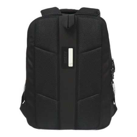 Youth backpack 42 x 31 x 22 cm, Grizzly, ergonomic back, laptop department, black-5