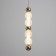 Saturo lamp 4XLED 36W 3000k gold 8x8x52-202 cm