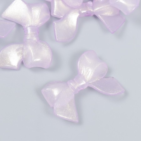 Decor for creativity plastic "Linge bow" glows in the dark 0.8x2.4x3.4 cm