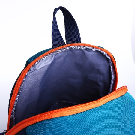 Baby backpack on lightning, 3 outer pockets, green color-5