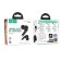 Hoco EQ2, TWS headphones, wireless, vacuum, BT 5.3, 40/320 mAh, black