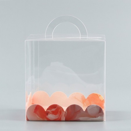 Confectionery box, chest, packaging, “tender moments”, 11 x 11 x 11 cm-5