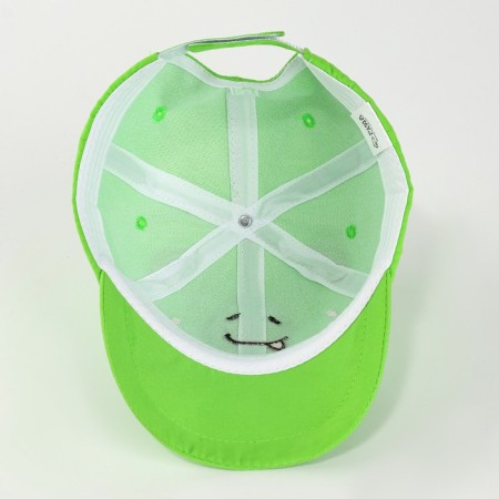 Baby cap for a boy with eyes "Frog", rr. 48-50-5