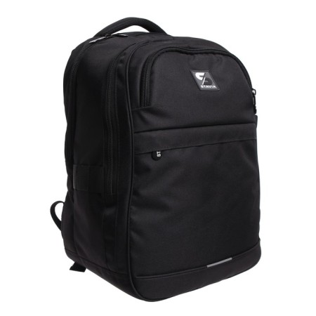 Youth backpack, 40 x 28 x 18 cm, ergonomic back, Stavia "city-1", black-1