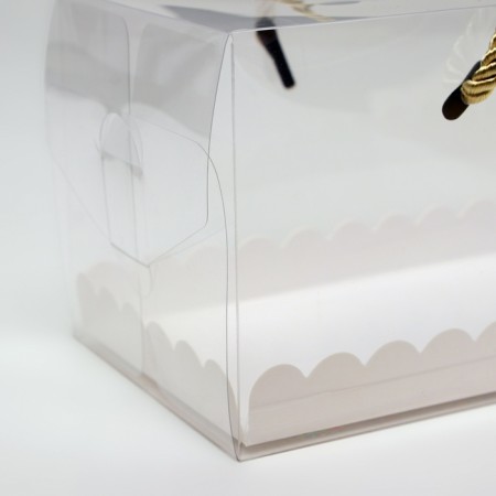 Confectionery packaging for roll, white 24.5 x 10 x 10-2