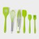 Set of kitchen utensils Green, 6 items