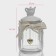 Glass Bank for bulk products with ceramic lid "Tea Conversations", 300 ml, 8 × 14 cm, white cover color