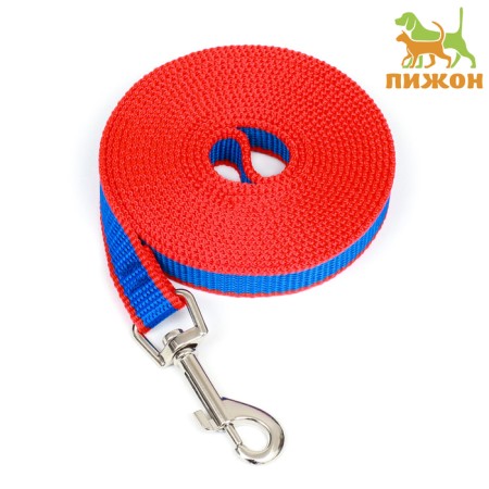 Leash 3 m x 1.5 cm, blue-red