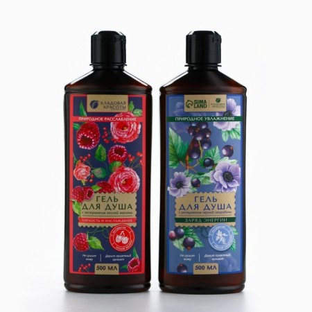 Shower gel with blackcurrant extract, 500 ml, pantry of beauty-7