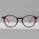 Ready glasses GA0622 (color: c2 gray, red; diopters: -1.5; tint: no)