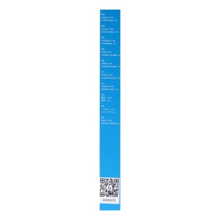 Cable Borofone BX70, MicroUSB - USB, 2.4 A, 1 m, white-2