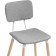 Wooden chair KLINT ARE BUK/fabric, natural/gray 43x58x82 cm