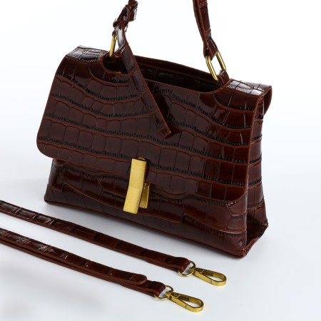 Bag-mixer on the valve, long belt, brown color-2