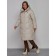 Coat insulated winter female, size 44, color light gray
