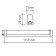 Linear LED lamp ERA Line LLLED-04, 1151x23x35 mm, IP20, 16W, 1400LM, 4000K, white