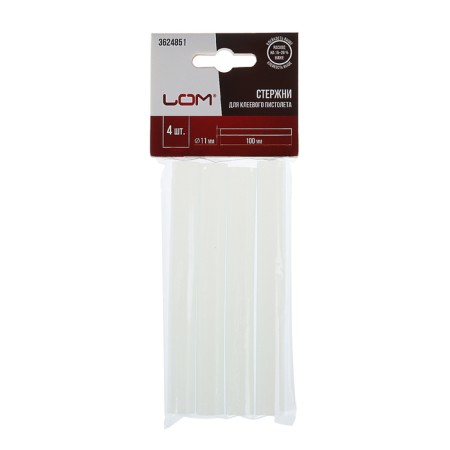 Glue rods scrap, 11 x 100 mm, 4 pcs.-5