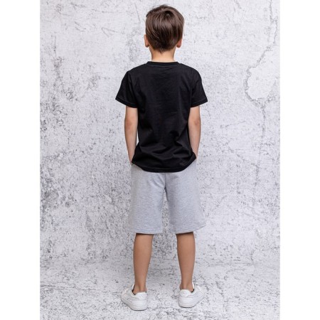 T -shirt for a boy, height 116 cm, black color-1