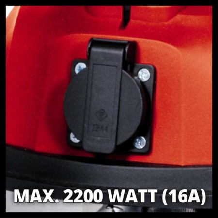 Construction vacuum cleaner Einhell TC-VC 1820 SA, 1250 W, stainless steel 20l, 1.5m, d = 36mm, socket-4