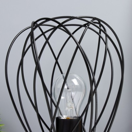 Bigli table lamp E27 40W Black 18x18x20cm Risalux-2