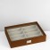 Decoration stand, wood, 8 cells, 34.8 × 25.7 × 7.5 cm, color gray color