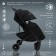 Walking stroller Sweet Baby Compatto, Black color