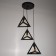 Lamp Bayerlux 2602/3 E27 40W black 30x30x20-120 cm