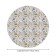 Tables on the table “Field of Iris”, round, oxford, elastic band, size 140x140 cm, diameter 105-120 cm