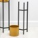 Kashpo set on the stand “Illusion”, D = 13.9/16.3/18 cm