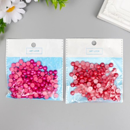 Set for creativity Half of the pearl color d = 0.8 cm 20 g, mix