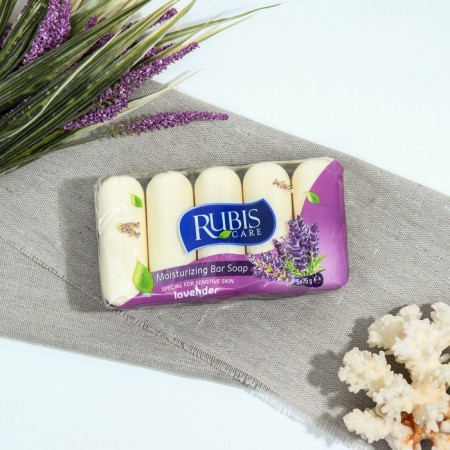 Rubis toilet soap "Lavender", 5x75 375 g