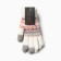 Female gloves at the lawsuit Minaku 22 cm white