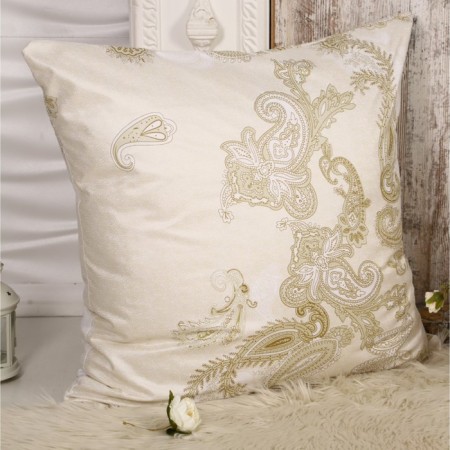 Pillowcase-pillowcase 70x70 cm on zipper cucumbers Bezh