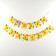 Paper garland on the film "Happy Birthday", Funny Balls
