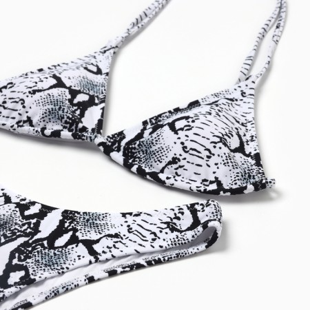 Female Separate swimsuit with Minaku tunic with print rn 42-7